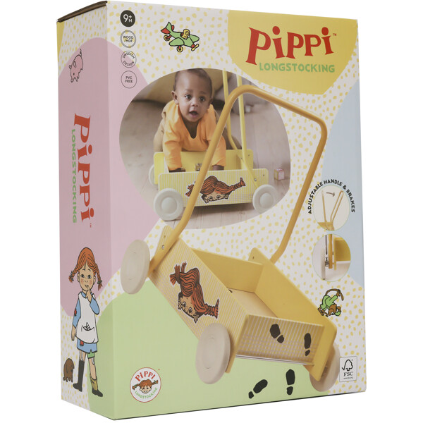 Pippi Kävelyvaunu Keltainen (Kuva 5 tuotteesta 5)