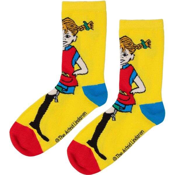 Peppi Sukkia Keltainen/Valkoinen 2-pack (Kuva 3 tuotteesta 4)