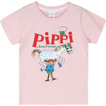 Pippi T-paita Vaaleanpunainen