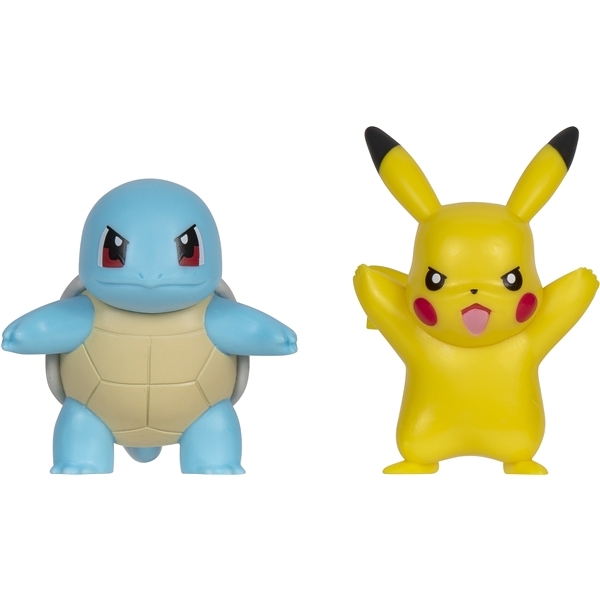 Pokemon Battle Figure 2-p Squirtle & Pikachu (Kuva 2 tuotteesta 4)