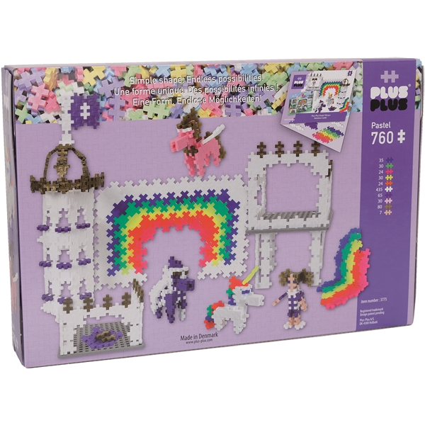 Plus Plus Rainbow Castle 760 osaa (Kuva 2 tuotteesta 2)