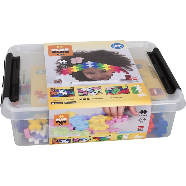 Plus-Plus BIG Storage Box Mix 200 Osaa (Kuva 1 tuotteesta 2)