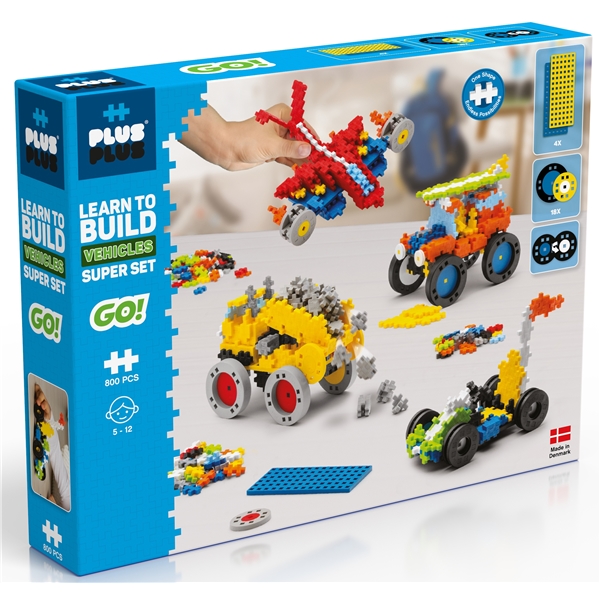 Plus-Plus Learn To Build Vehicles Super Set (Kuva 1 tuotteesta 6)