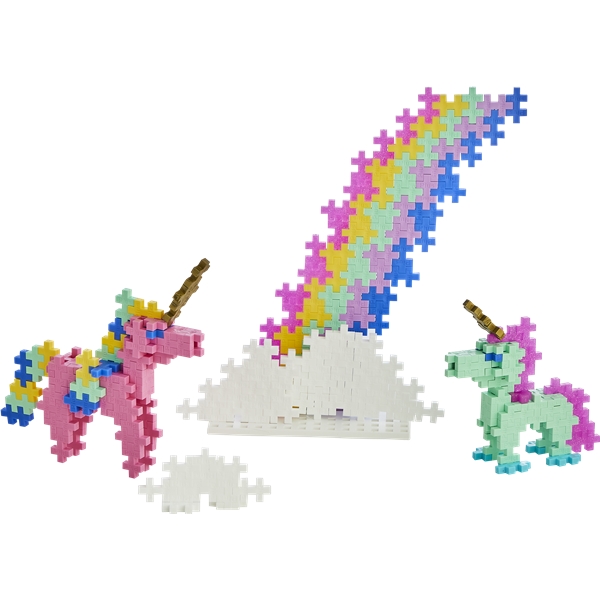 Plus-Plus Learn to Build Unicorns 275 Osaa (Kuva 2 tuotteesta 5)