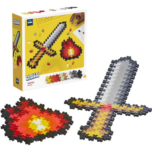 Plus-Plus Puzzle By Number Adventure 250 Osaa (Kuva 1 tuotteesta 5)