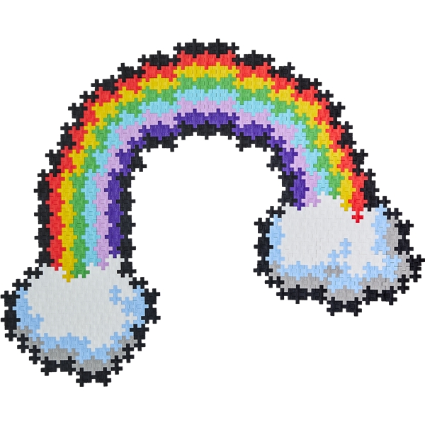 Plus-Plus Puzzle By Number Rainbow 500 Osaa (Kuva 2 tuotteesta 6)