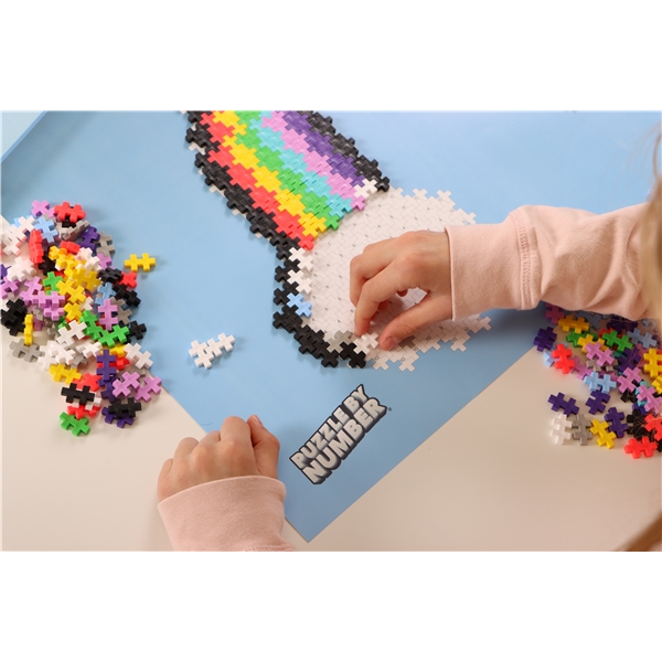 Plus-Plus Puzzle By Number Rainbow 500 Osaa (Kuva 3 tuotteesta 6)