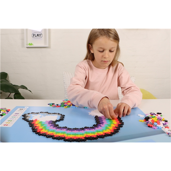 Plus-Plus Puzzle By Number Rainbow 500 Osaa (Kuva 4 tuotteesta 6)