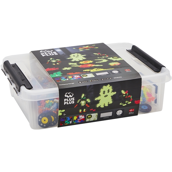 Plus-Plus Build & Glow Storage Box 2000 Osaa (Kuva 2 tuotteesta 2)