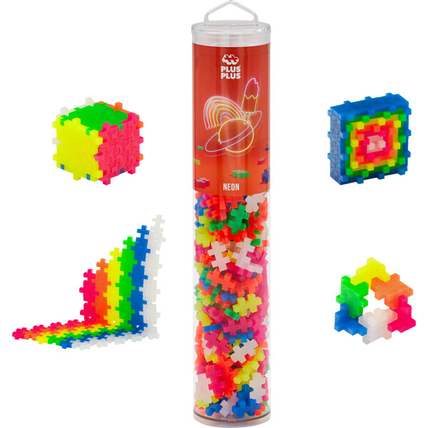 Plus-Plus Neon Mix Tube 240 Osaa (Kuva 2 tuotteesta 3)