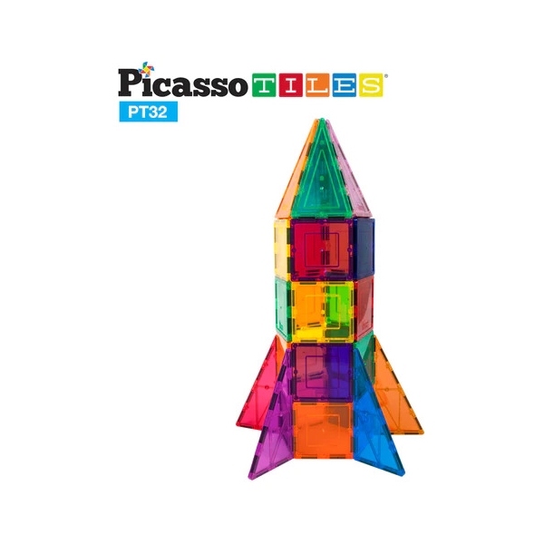 Picasso Tiles 32 Osaa Rocket Booster (Kuva 2 tuotteesta 4)