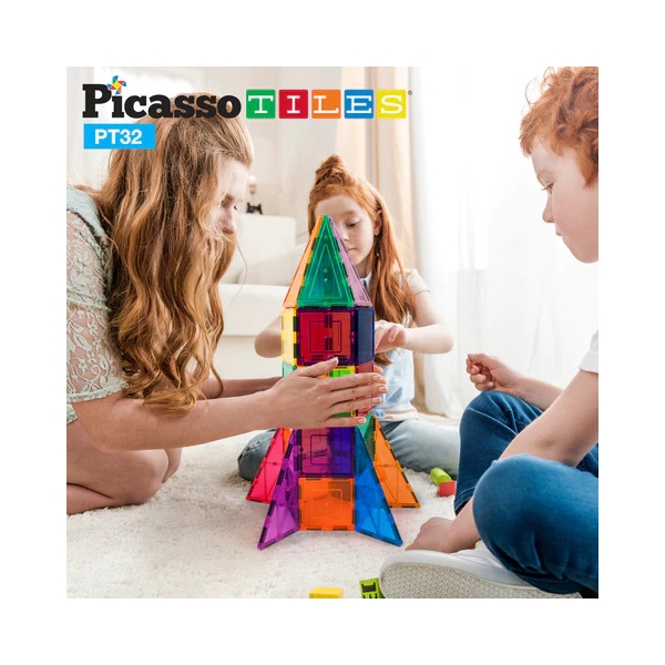 Picasso Tiles 32 Osaa Rocket Booster (Kuva 4 tuotteesta 4)