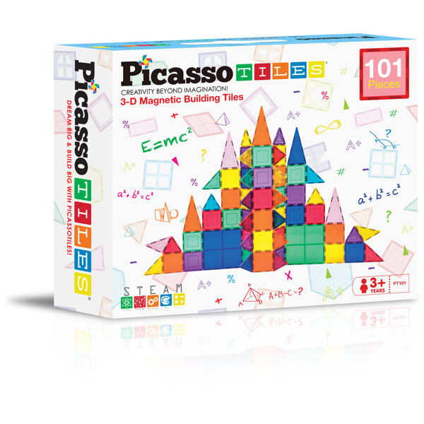 Picasso Tiles 101 Osaa 3D Magneettinen