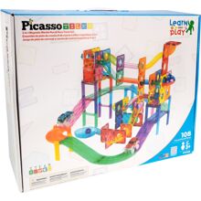 Picasso Tiles 108 osaa – kuularata ja autorata