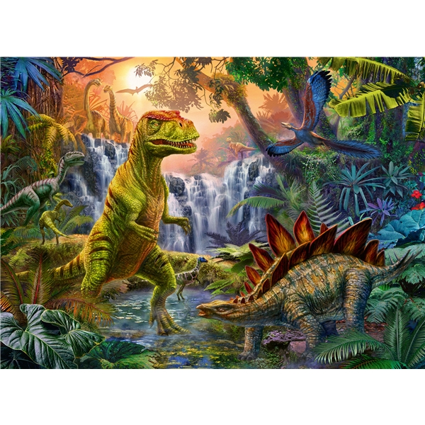 Palapeli XXL 100 palaa Dinosaur Oasis (Kuva 2 tuotteesta 2)