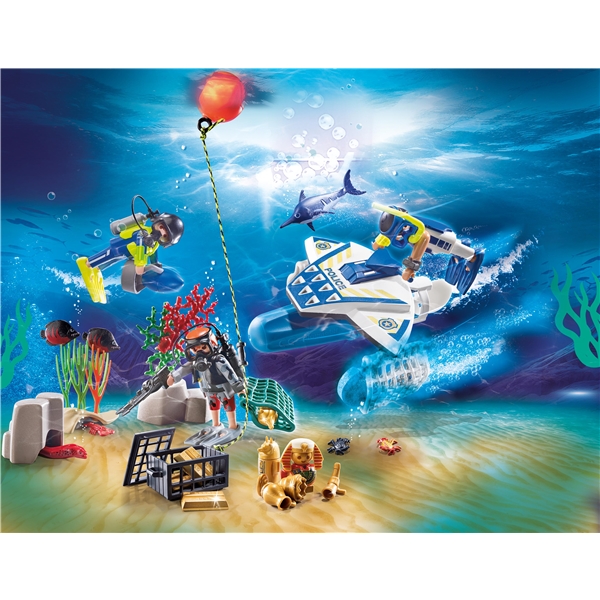 70776 Playmobil Joulukalenteri Vesipoliisit (Kuva 2 tuotteesta 4)