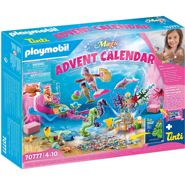 70777 Playmobil Joulukalenteri Kylpymerenneidot (Kuva 1 tuotteesta 4)