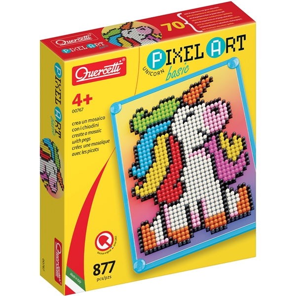 Pixel Art Basic Unicorn 877 kpl, Quercetti