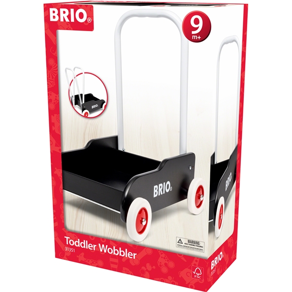 BRIO Opi kävelemään vaunu Musta (Kuva 2 tuotteesta 4)