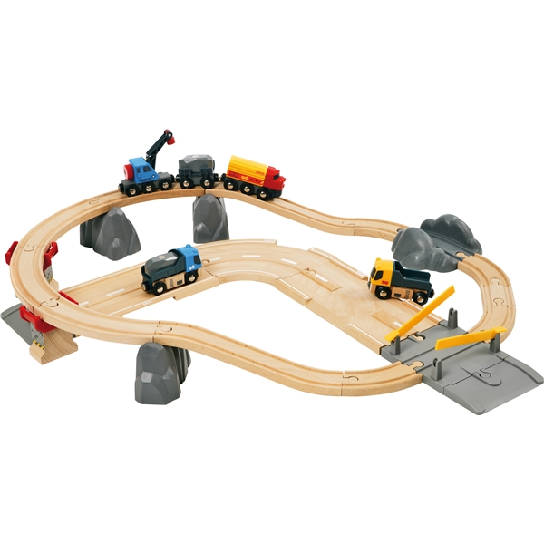 BRIO 33210 Rautatie & Tie lastisetti 1 set