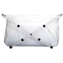 BiBaBad Flexi 60-80 cm - Valkoiset kehykset