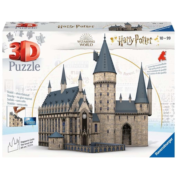 Palapeli 3D Hogwarts Harry Potter 540 Palaa, Ravensburger