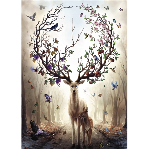 Palapeli 1000 Palaa Fantasy Deer (Kuva 2 tuotteesta 2)