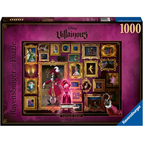 Palapeli 1000 Palaa Villainous: Captain Hook (Kuva 1 tuotteesta 5)