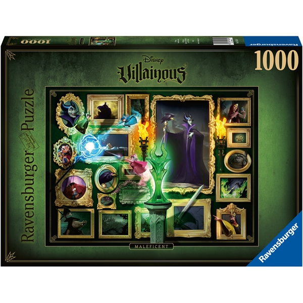 Palapeli 1000 Palaa Villainous: Malificent (Kuva 1 tuotteesta 5)