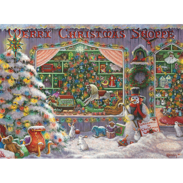 Palapeli 500 Palaa The Christmas Shop (Kuva 2 tuotteesta 4)
