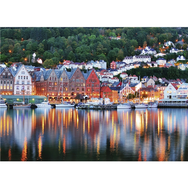Palapeli Bergen - Norja 1000 palaa (Kuva 2 tuotteesta 2)