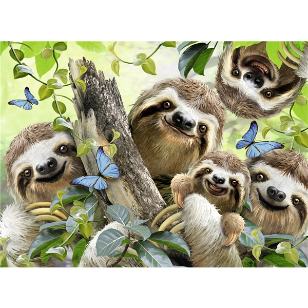 Palapeli 500 Palaa Sloth Selfie (Kuva 2 tuotteesta 2)
