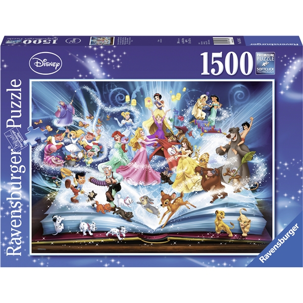 Palapeli 1500 Palaa Disney's Magical Storybook (Kuva 1 tuotteesta 2)