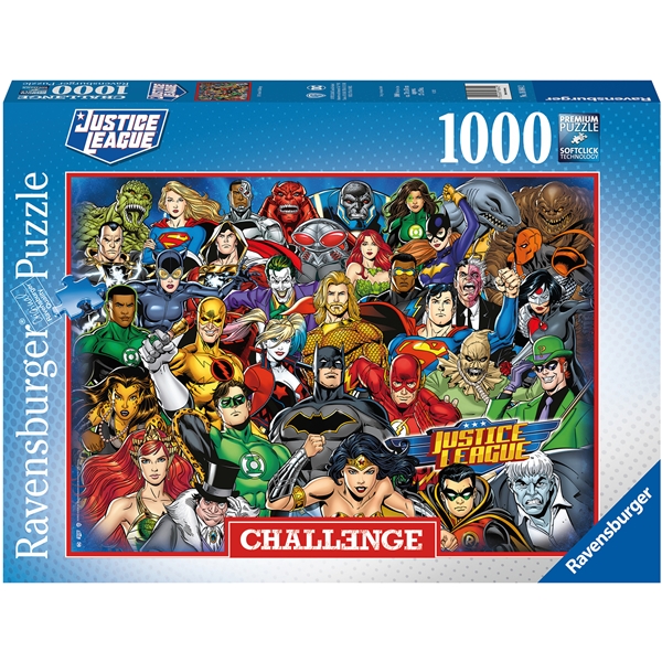 Palapeli 1000 Palaa Challenge DC Comics (Kuva 1 tuotteesta 2)