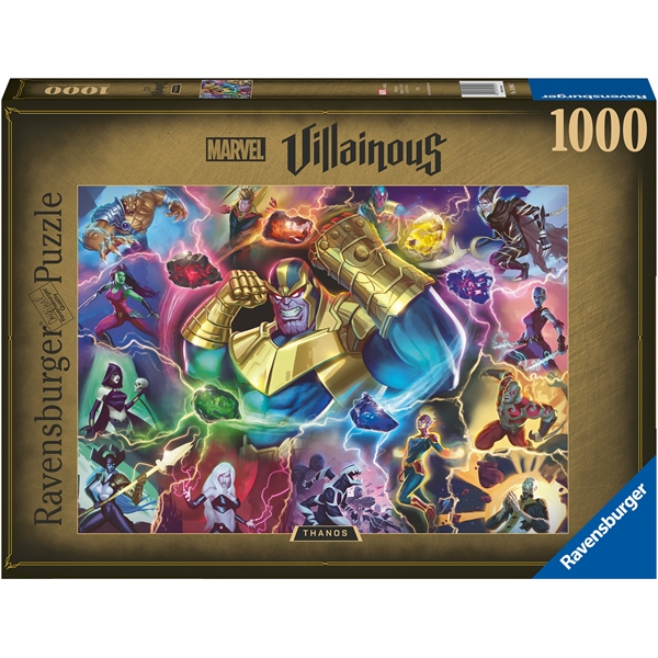 Palapeli 1000 Palaa Villainous: Thanos (Kuva 1 tuotteesta 2)