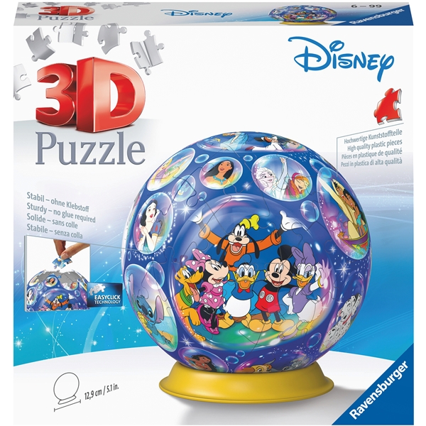 Palapeli 3D Disney Characters 72 Palaa (Kuva 1 tuotteesta 3)