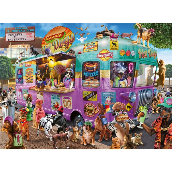 XXL-palapeli 300 palaa Hot Diggity Dogs (Kuva 2 tuotteesta 2)