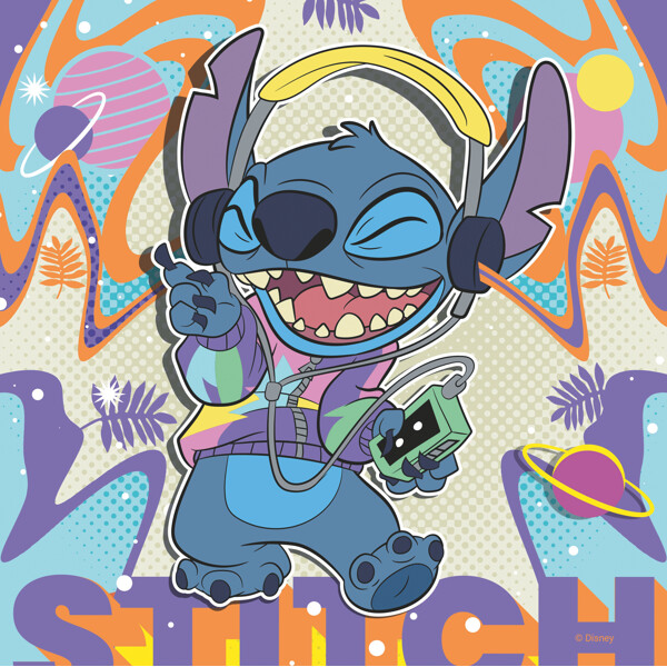 Palapeli 3 x 49 palaa Disney Stitch (Kuva 3 tuotteesta 5)