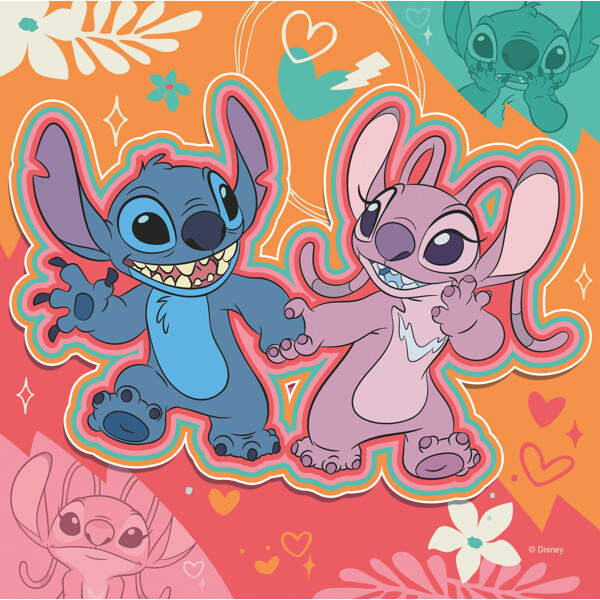Palapeli 3 x 49 palaa Disney Stitch (Kuva 5 tuotteesta 5)
