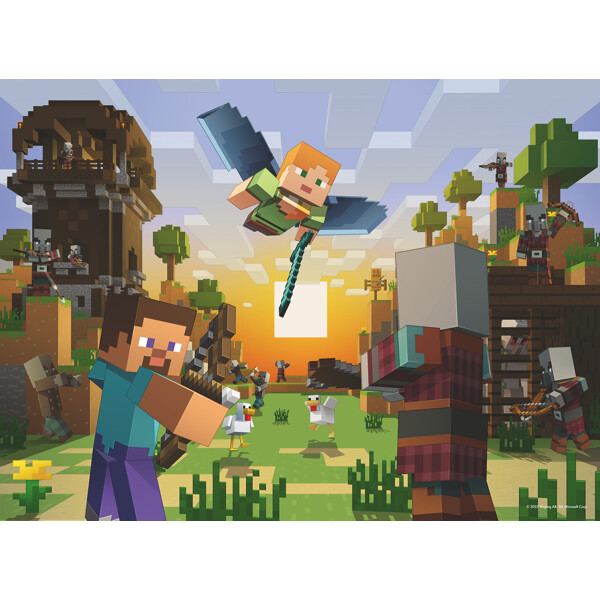 XXL-palapeli 150 palaa Minecraft-arkkitehtuuri (Kuva 2 tuotteesta 2)