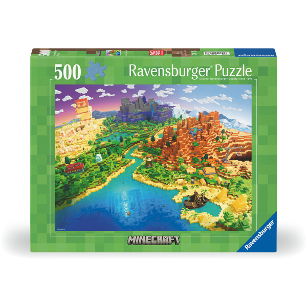 500 palan palapeli Minecraftin maailmasta (Kuva 1 tuotteesta 2)