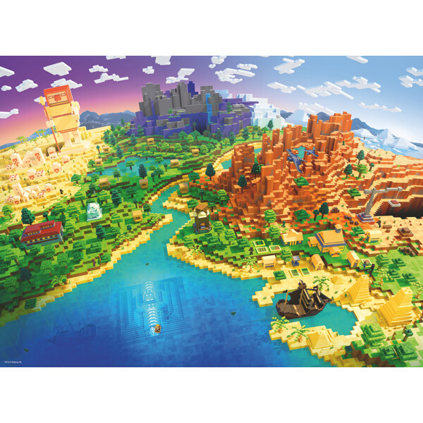 500 palan palapeli Minecraftin maailmasta (Kuva 2 tuotteesta 2)