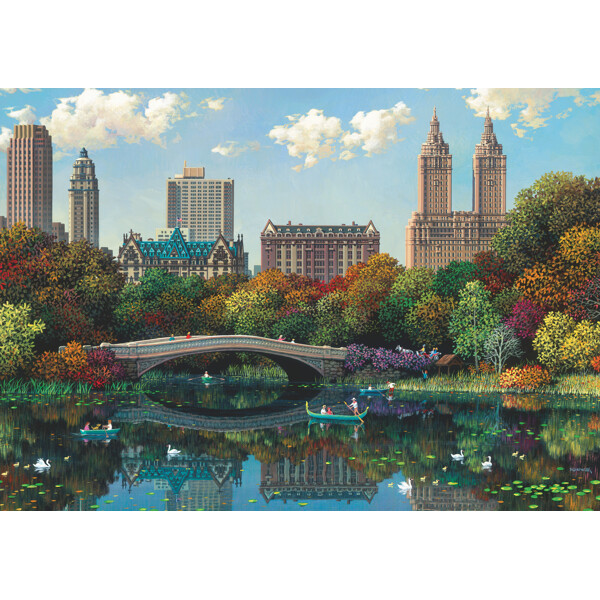 1000 palan palapeli NY Central Park, Bow Bridge (Kuva 2 tuotteesta 2)