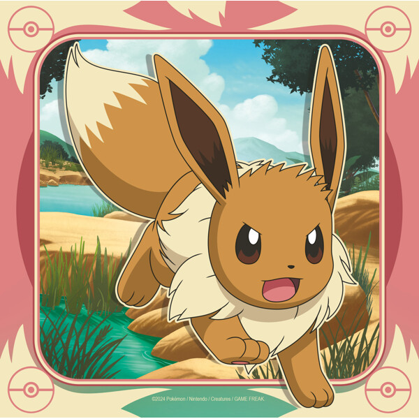 Palapeli 3 x 49 palaa Pikachu, Charizard & Eevee! (Kuva 4 tuotteesta 5)