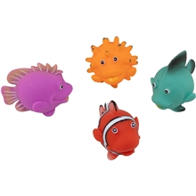 Kylpylelu Korallikalat 4-pack