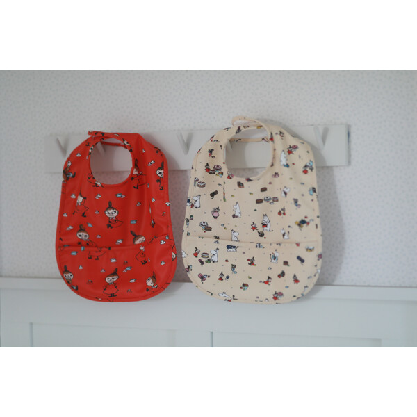 Muumi Piknik Ruokalappu Beige (Kuva 2 tuotteesta 2)