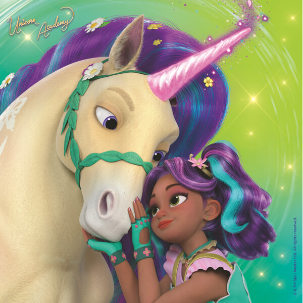 Palapeli 3 x 49 palaa Unicorn Academy (Kuva 4 tuotteesta 5)