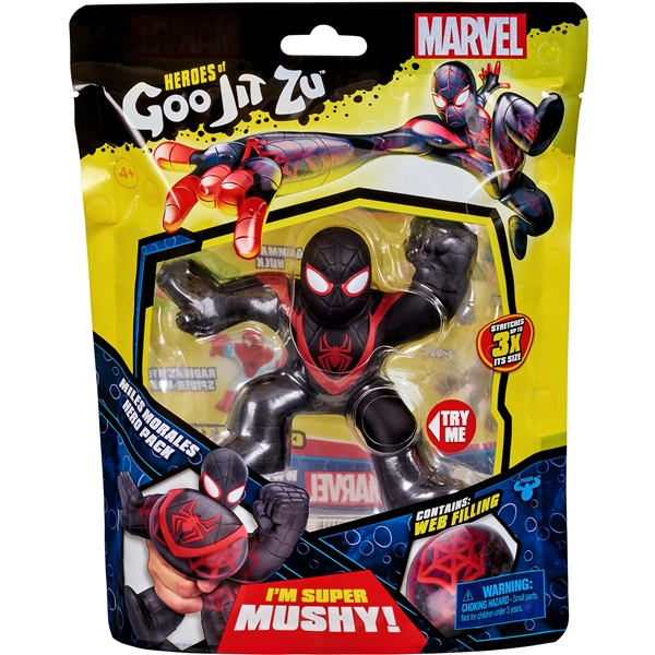 Goo Jit Zu Marvel SGL PACK S3 Miles Morales (Kuva 1 tuotteesta 3)