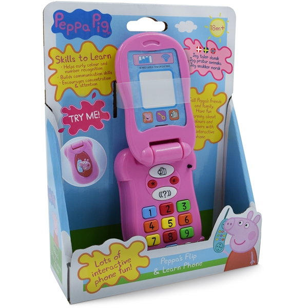 Pipsa Possu Flip & Learn Puhelin (Kuva 4 tuotteesta 4)