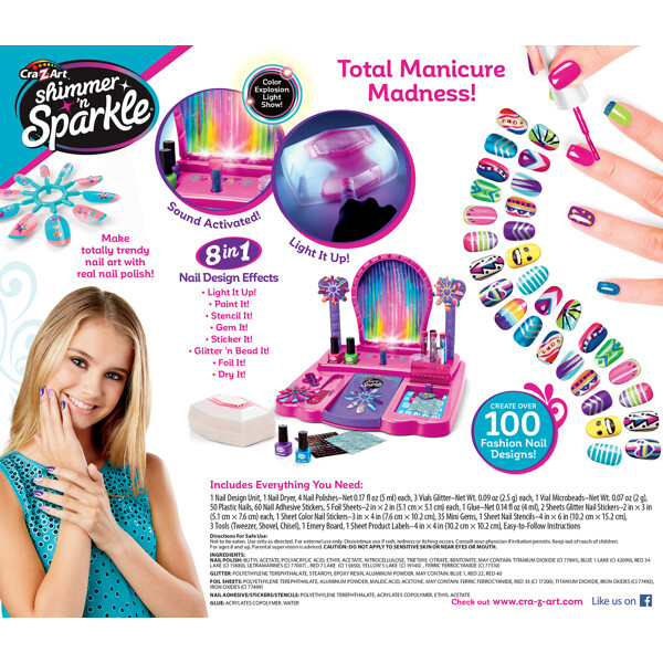 Shimmer n' Sparkle 8-in-1 Kynsisalonki kuivaajalla (Kuva 3 tuotteesta 5)